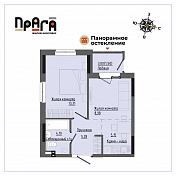 ЖК Прага дом №1 Квартира 95