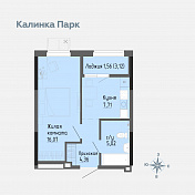 Калинка Парк, дом №4 Квартира 319