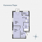 Калинка Парк, дом №4 Квартира 109