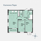 Калинка Парк, дом №4 Квартира 69