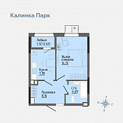 Калинка Парк, дом №4 Квартира 86