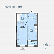 Калинка Парк, дом №4 Квартира 119